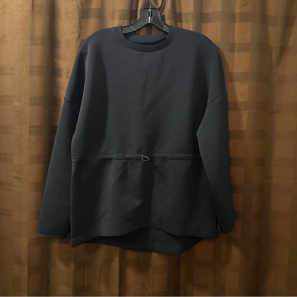 NWOT Sweaty Betty Grace Crew Neck Sweatshirt in Black small - Picture 6 of 10